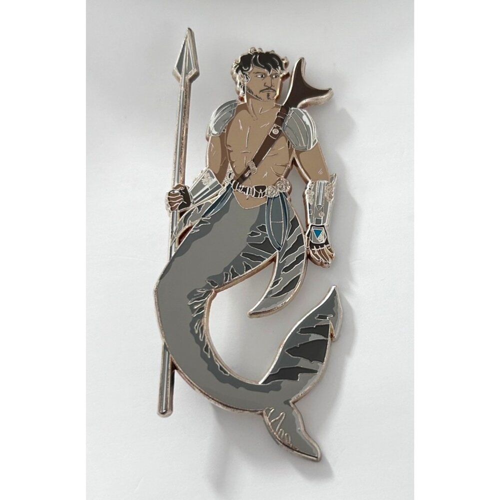 Star Wars Mandalorian Anchor & Crest LE 40 Merman Enamel Pin Trident